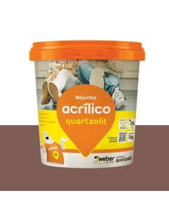Rejunte Acrílico 1KG Marrom Café Quartzolit