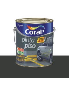 Tinta Pinta Piso Premium Fosco Preto 3,6L - Coral