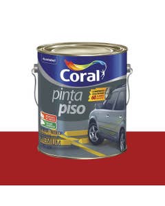 Tinta Pinta Piso Premium Fosco Vermelha 3,6L - Coral
