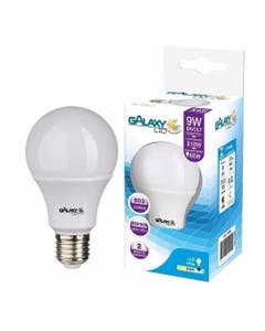 Lâmpada Led Bulbo A60 9w Luz Branca Bivolt E27 Galaxy 6500K 810 Lumens