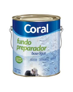 Fundo Preparador de Parede à Base de Água Transparente 3,6L - Coral