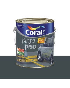 Tinta Pinta Piso Premium Fosco Cinza Escuro 3,6L - Coral