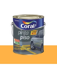 Tinta Pinta Piso Premium Fosco Amarelo Demarcação 3,6L - Coral