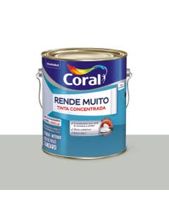 Tinta Standard Acrílica Fosco Rende Muito Cinza Alpino 3,2L -  Coral