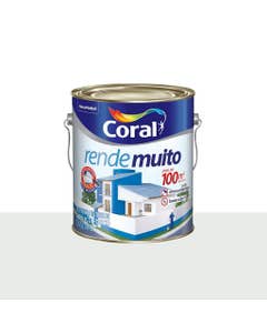Tinta Acrílica Rende Muito Standard Fosco Branco Neve 3,6L - Coral