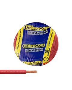 Cabo Flexível 2,5mm Vermelho Rolo com 100 Metros 750V Cobrecom