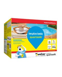 Impermeabilizante Tecplus Lastic para Piscinas 18KG Quartzolit