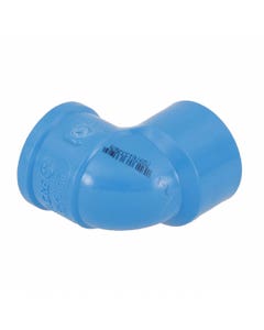 Joelho 90° Soldável 25mmx1/2" PVC Azul Tigre