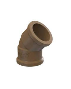 Joelho 45° Soldável 50mm PVC Marrom Tigre