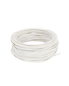 Cabo Flexível Sil 750V 10mm Branco 100 Metros