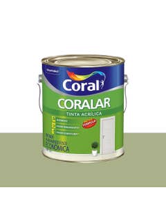 Tinta Acrílica Fosca Econômica Coralar Verde Kiwi 3,6L - Coral
