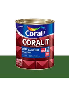 Esmalte Sintético Ultra Resistência Brilhante Coralit Verde Folha 3,6L - Coral