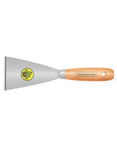 Espátula Rígida em Aço Carbono com Cabo de Madeira Tramontina 8 cm