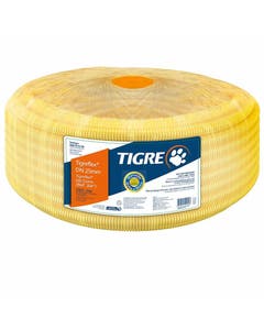 Eletroduto Corrugado Amarelo de 25mm Tigre 50 metros