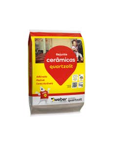 Rejunte de Cerâmica Flexível Quartzolit Marrom 1kg