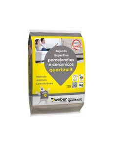 Rejunte Porcelanato Quartzolit Grafite  1kg