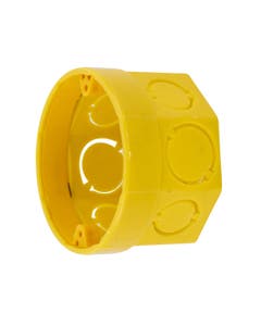 Caixa de Luz 3x3 Octagonal Amarela Tigre